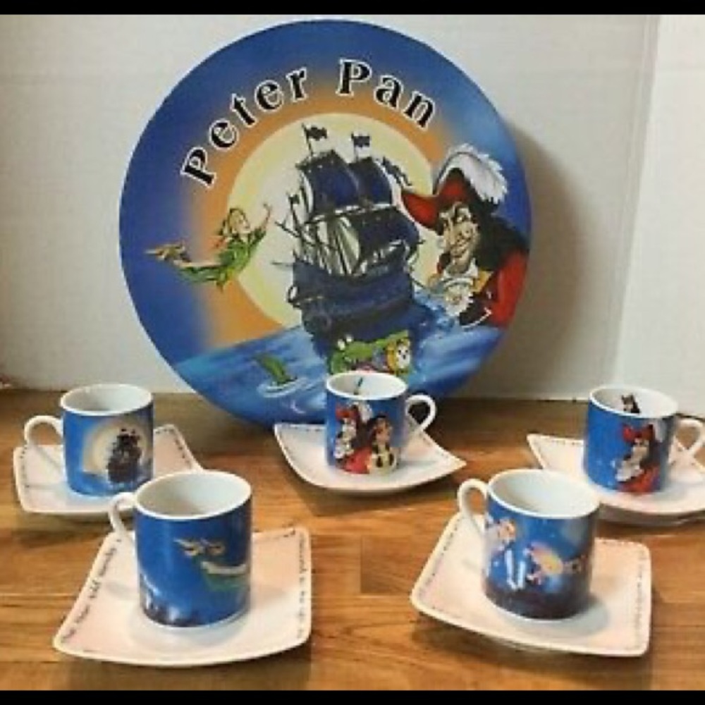 Rare Peter pan tea set by paul cardew